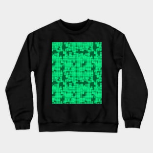 tartan, abstract geometric ornament, lines, stripes, grid, lattice. Crewneck Sweatshirt